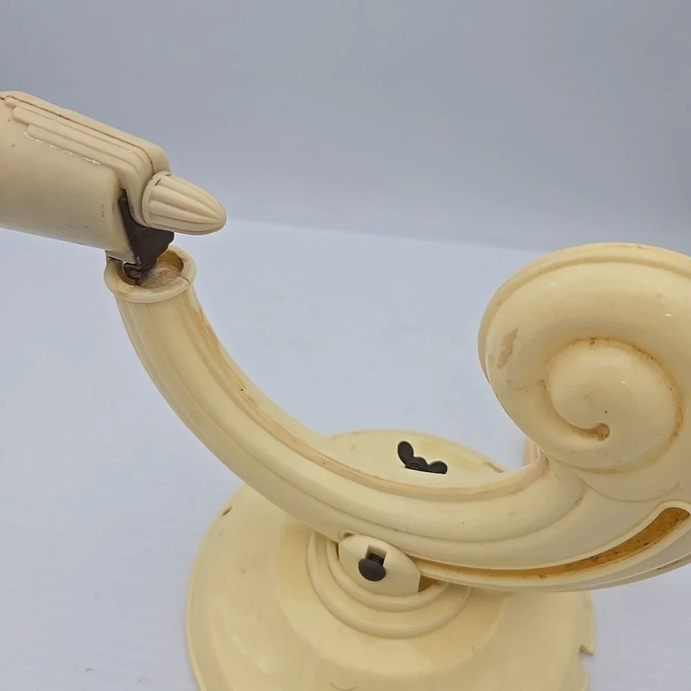 Vintage Art Deco Crescent Shaped Table, Desk or Wall‎ Mount Light 8.25